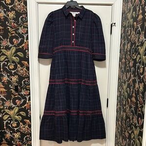 Gretchen Scott Damsel Dress in Tattersall, Size M